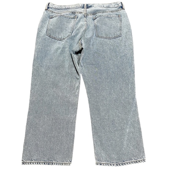 NWT lot of 2 old navy size 16 high rise jeans. Blue and black straight leg - Picture 3 of 16